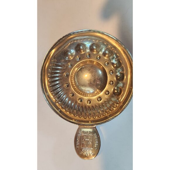 Sommeliers tasting cup A shallow Chateau De Meupsault, silver tastevin tradition - Picture 14 of 15